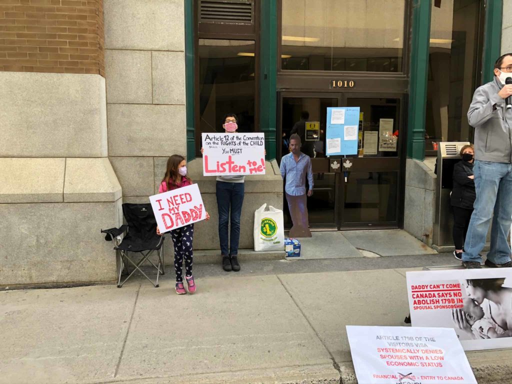 Canadian spousal sponsorship protests Sept 19 Montreal